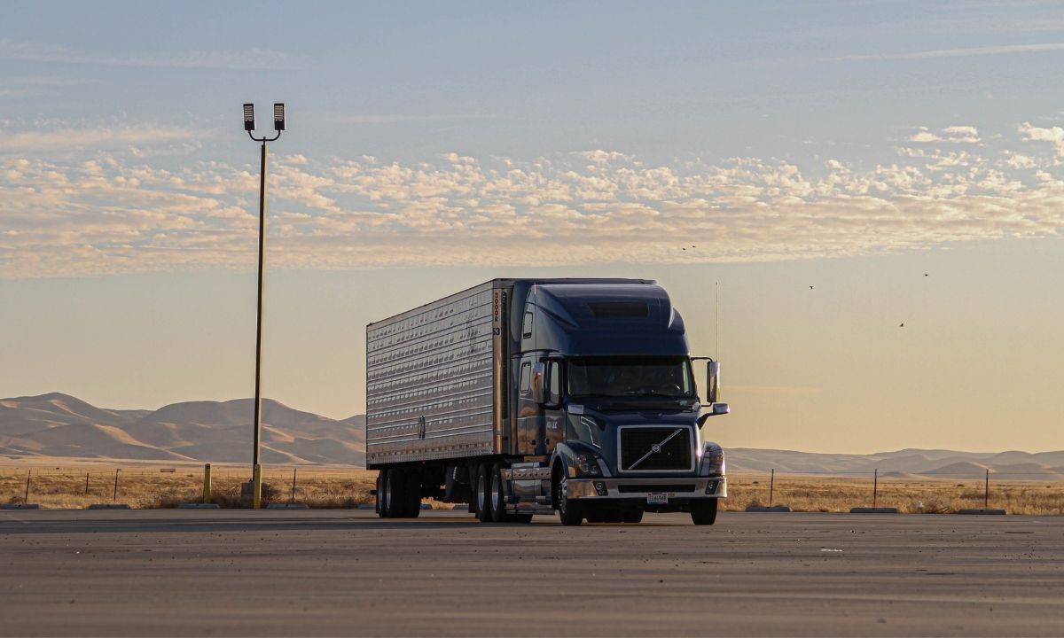 Trucking on the road