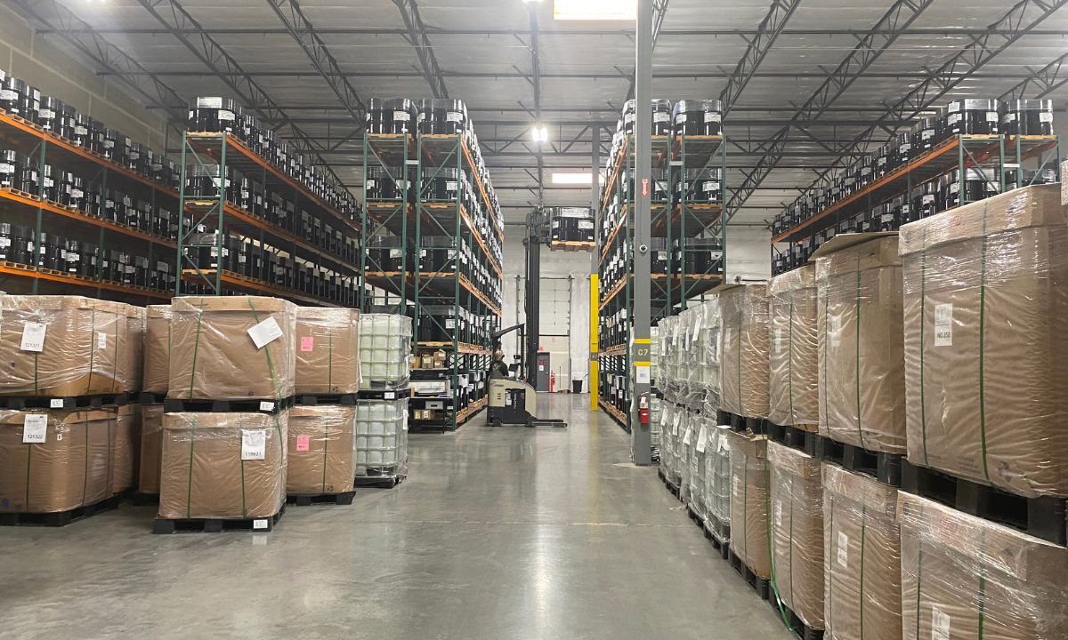 expanded storage warehouse